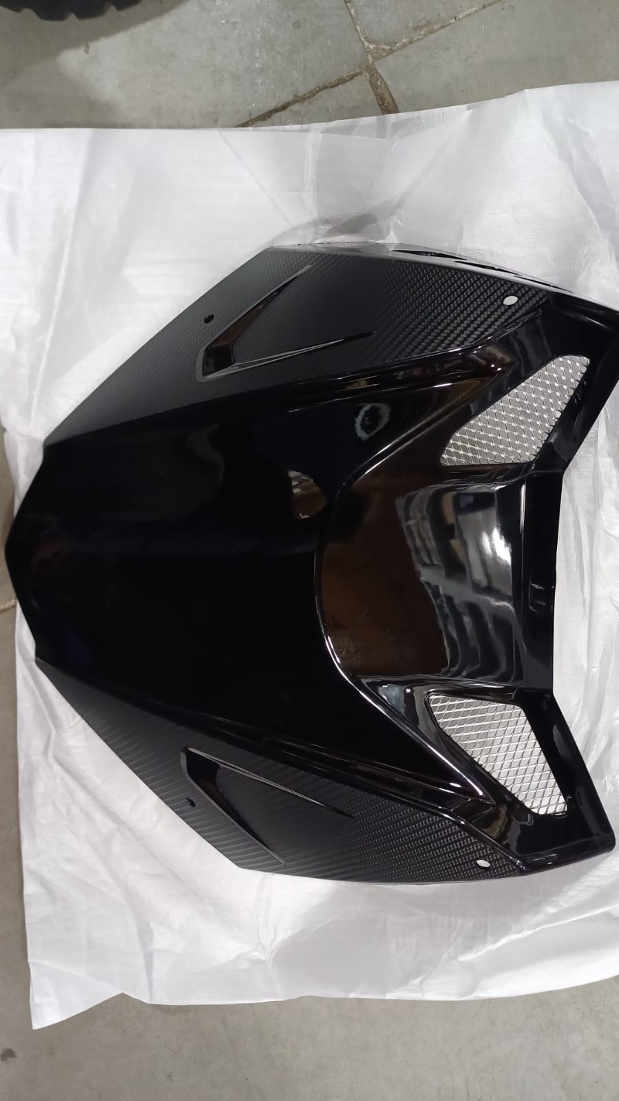 TMAX 530 17-22 מגן רוח שחור מבריק