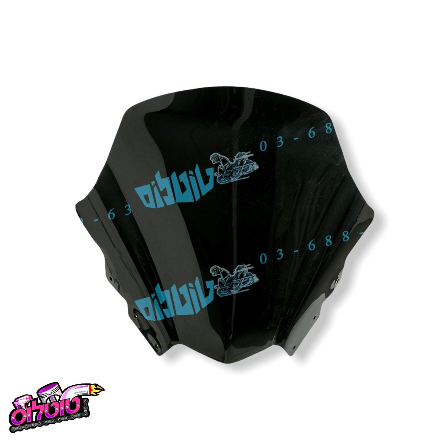 XMAX 125 מגן רוח מושחר