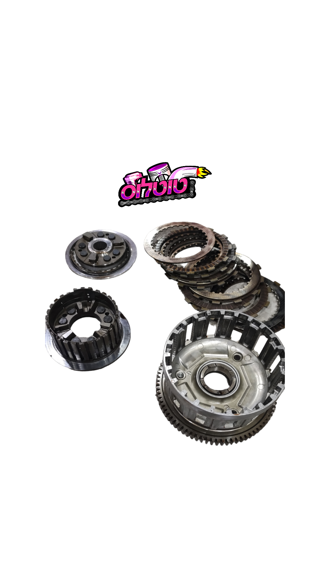 סט קלאץ מושלם משומש 2005 לCBR1000