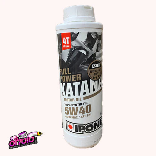 שמן מנוע IPONE KATANA 5W40 – שמן סינתטי מלא לאופנועים