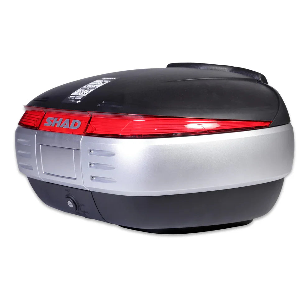 ארגז SHAD 50 ליטר כולל משענת גב – פתרון מושלם לאחסון ולנוחות