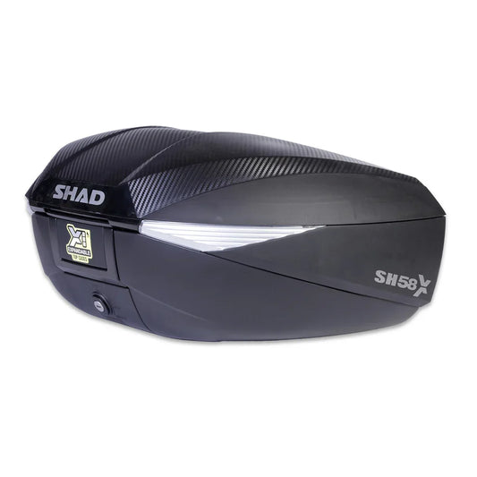 ארגז SHAD 58 ליטר – נשלף, עמיד ובטיחותי עם מנגנון נגד פריצה