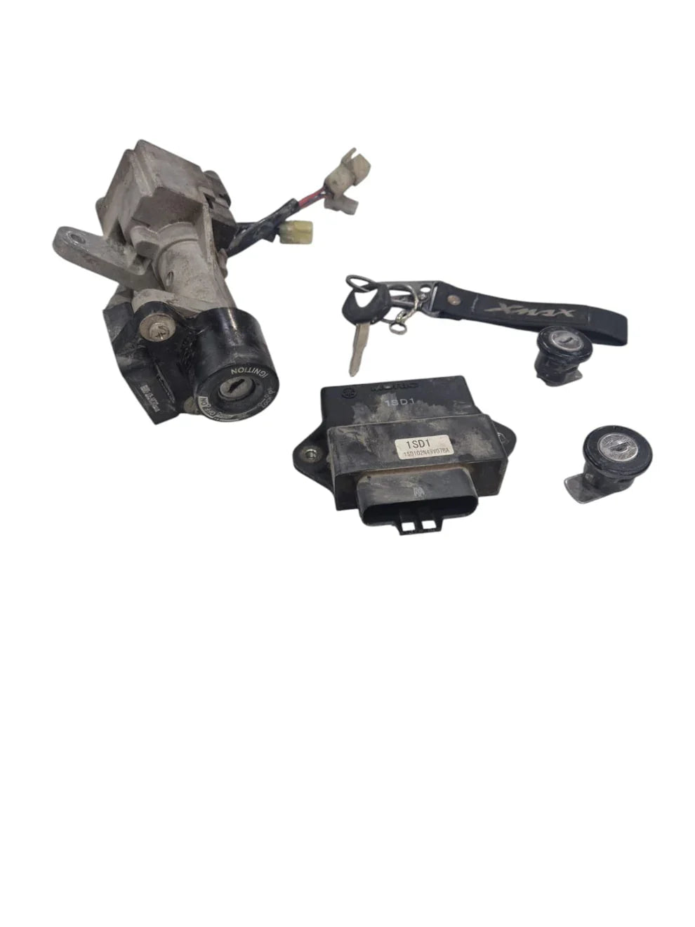 סט מנעולים משומש ל-SYM Maxsym 400 – אבטחה מלאה ופתרון משתלם