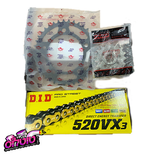 XADV 750 סט גלגל שיניים ושרשרת