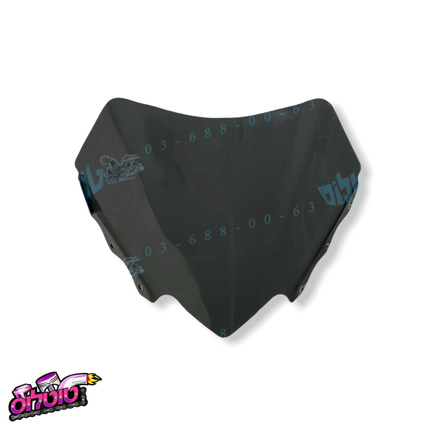 XMAX 400 מגן רוח קצר שחור