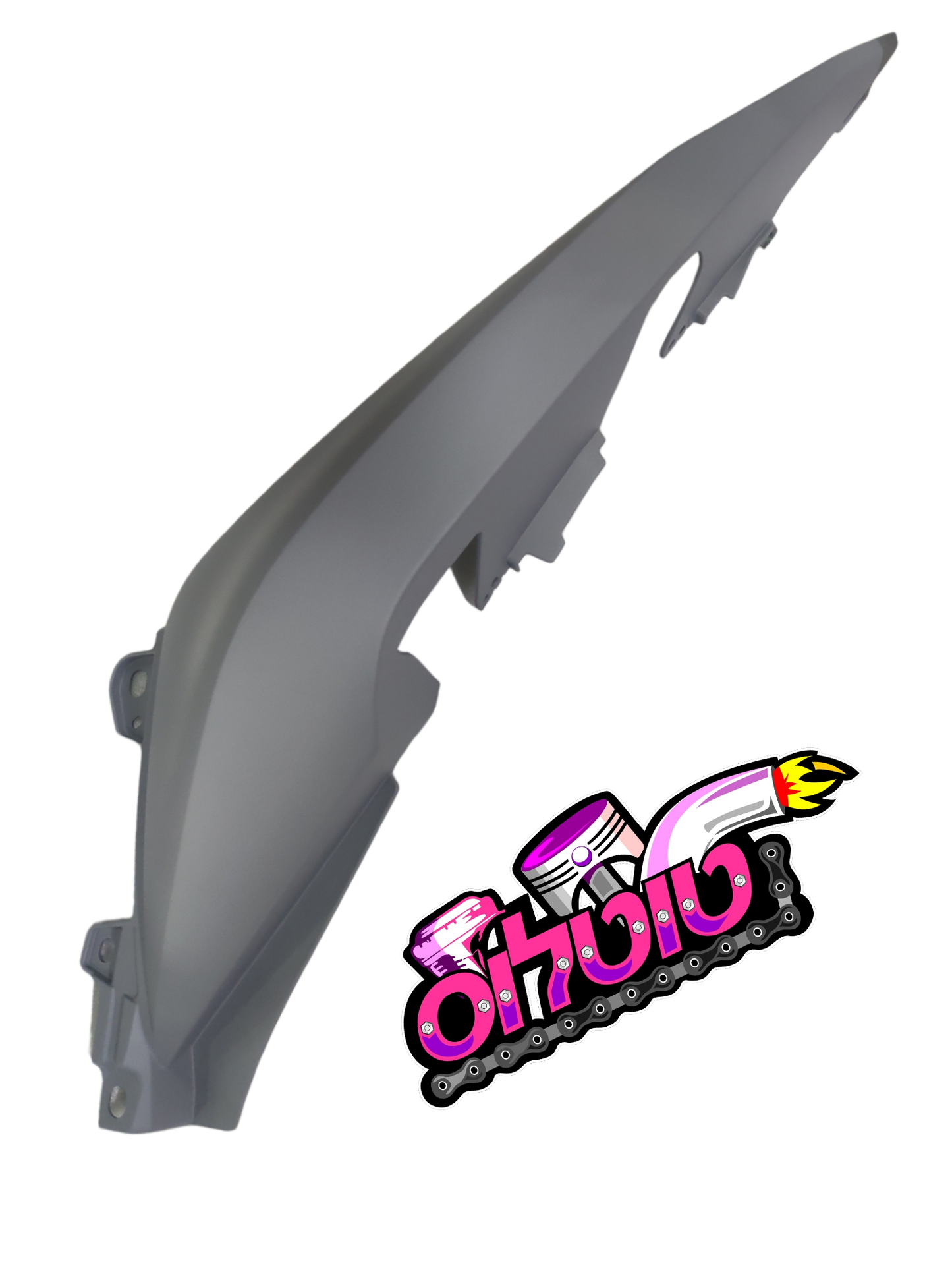 XMAX 125 מכסה גוף אחורי  ימין אפור בטון מט