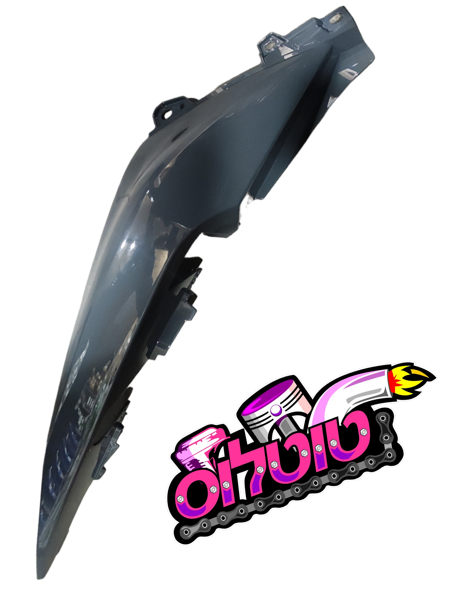 XMAX 125 מכסה גוף שמאל אפור בטון מבריק