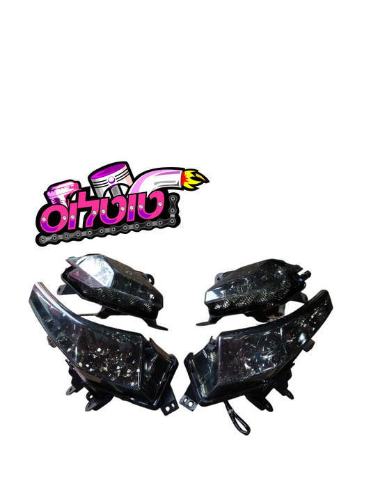 סט פנסי לד שחור ואדום לTMAX530