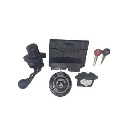 סט מנעולים כולל סוויץ ראשי פקק דלק מגיע עם שתי מפתחות ומחשב ניהול מנוע