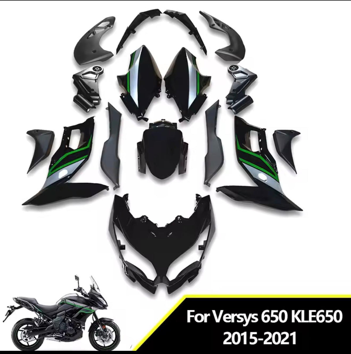 סט פלסטיקה לקוואסקי Versys 650 לשנים 2015–2021